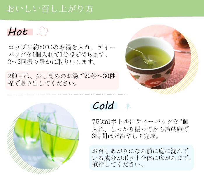 お茶の淹れ方画像